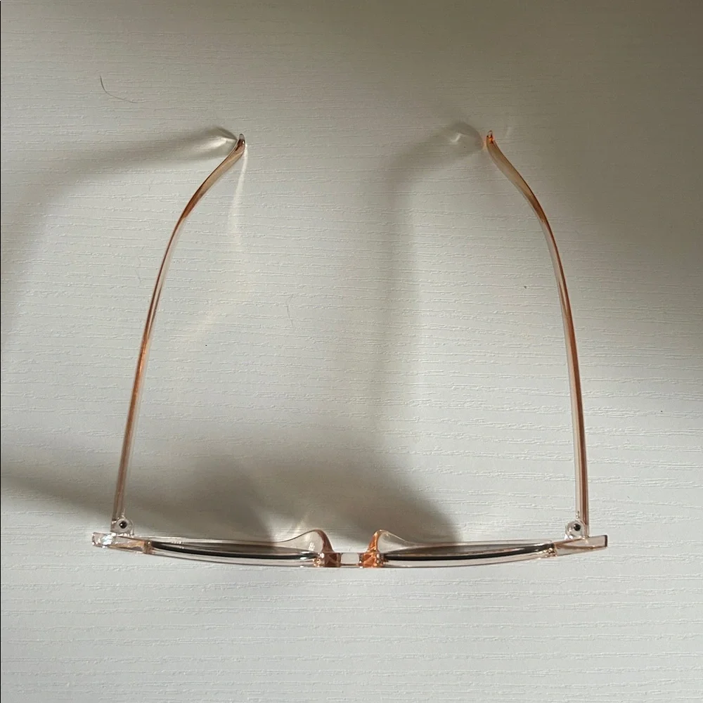 Women's Cat-Eye Sunglasses in Clear Champagne Frame